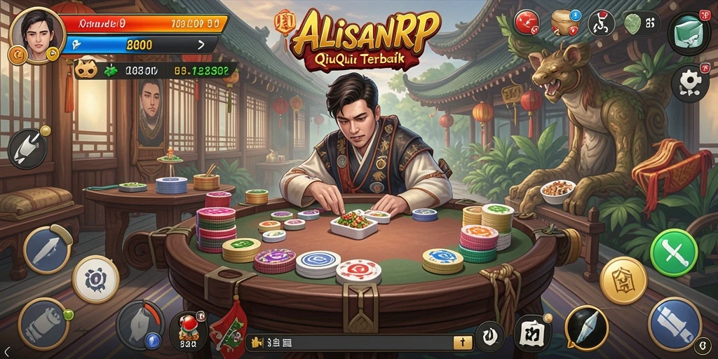 Tangkapan layar menampilkan gameplay seru dari ALISANRP.