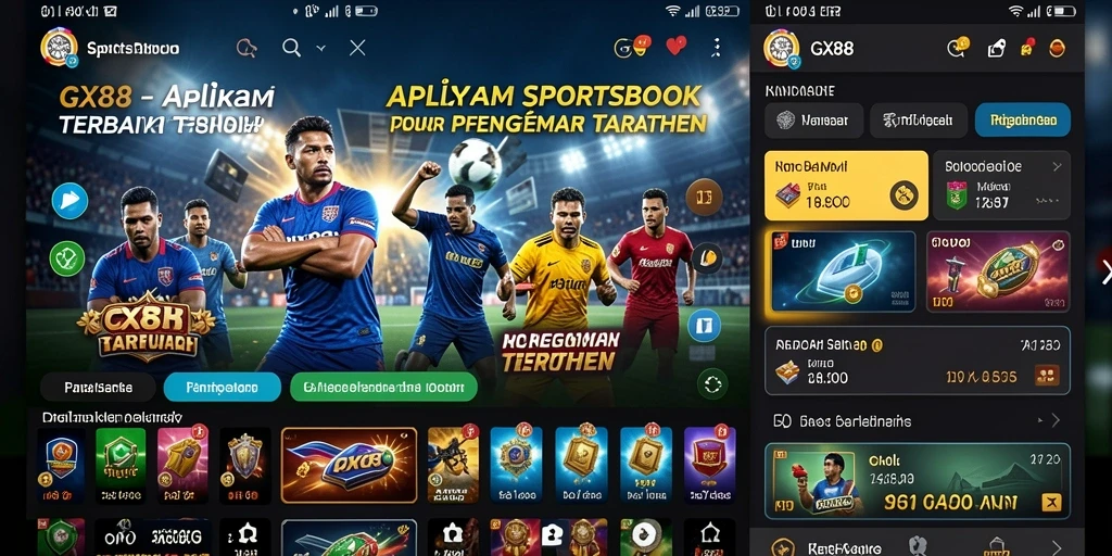 Tampilan gameplay GX88 yang menarik dalam taruhan olahraga.