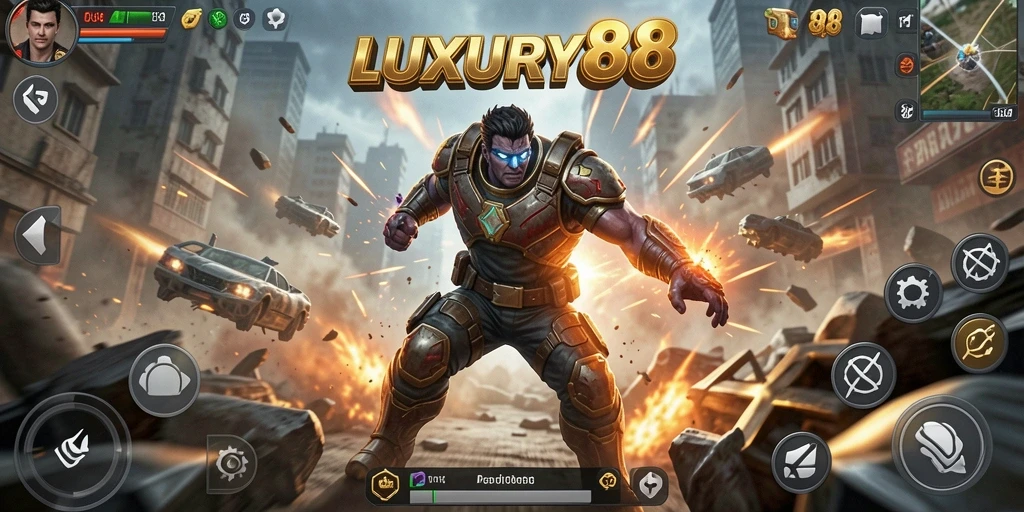 Tampilan gameplay aksi yang mendebarkan dan seru.