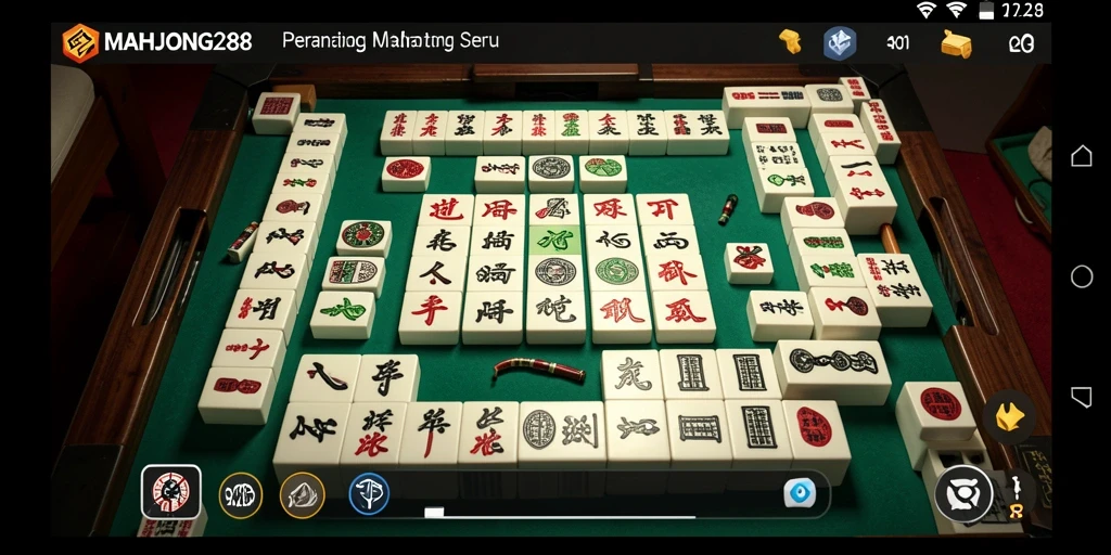 Tampilan screenshot MAHJONG288 menampilkan gameplay mahjong yang seru.