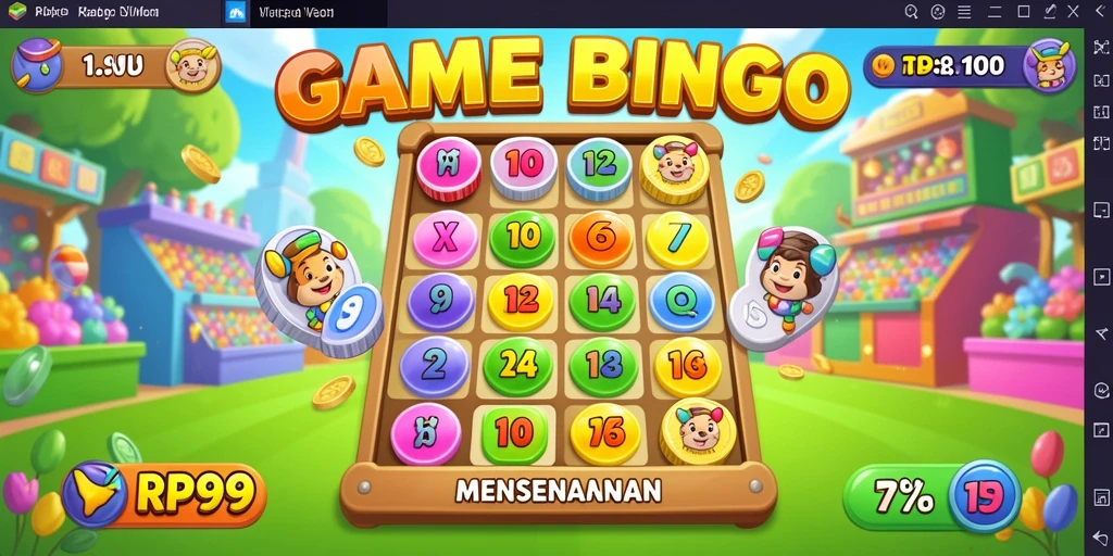 Screenshot gameplay Bingo yang seru di RP99.