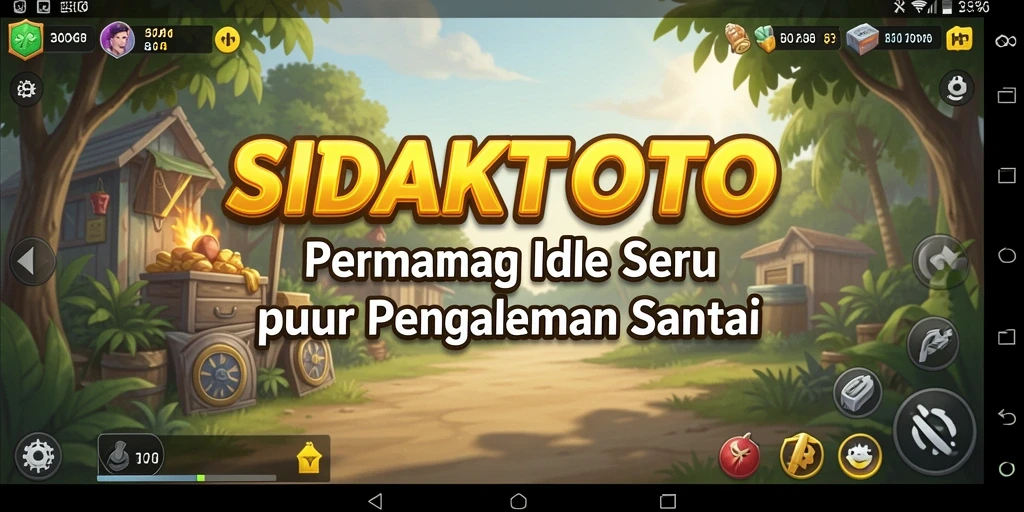 Screenshot utama SIDAKTOTO menampilkan gameplay Idle yang menarik.