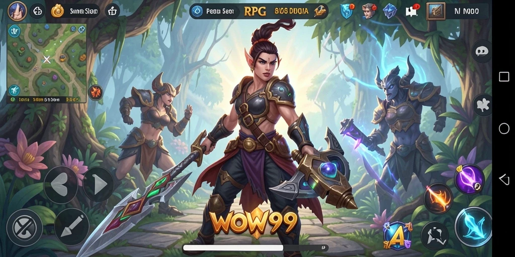 Gameplay seru di WOW99 dengan pertempuran epik.